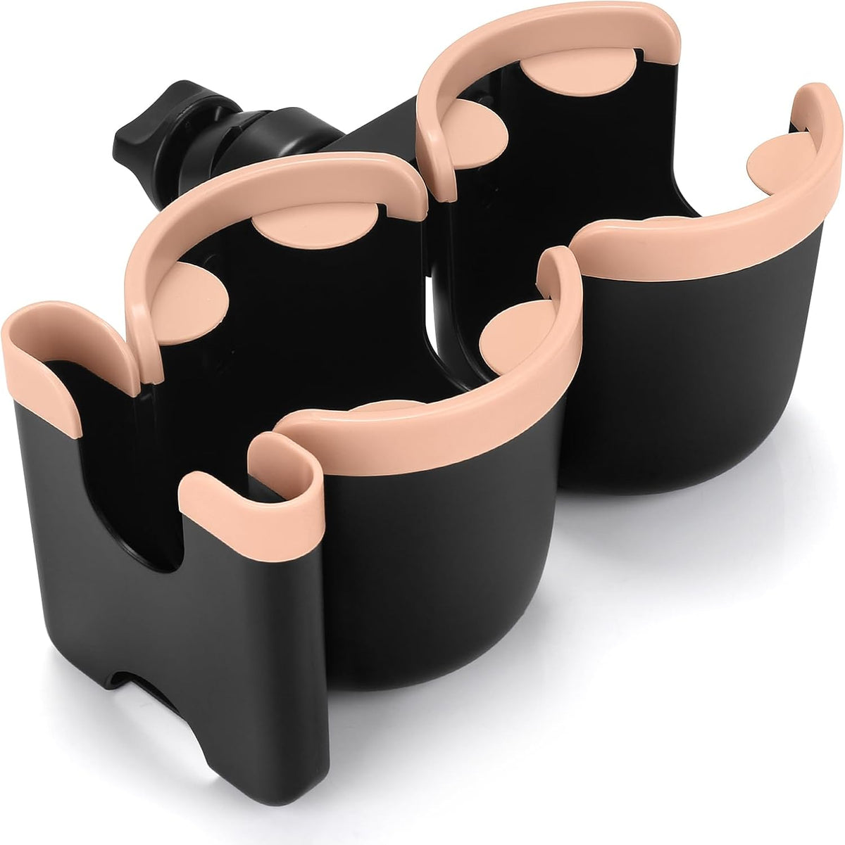 Stroller Cup Holder with Phone Holder, Bike Cup Holder, Universal Cup Holder for Uppababy Nuna Strollers, 2-in-1 Drinks Holder for Walker, Wheelchair, Scooter - Colors A