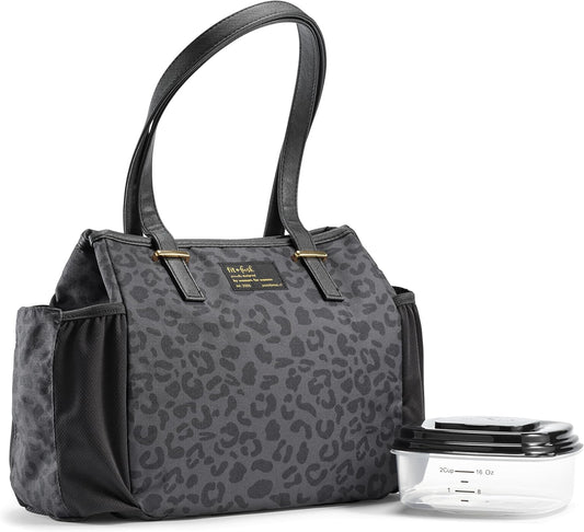 Copley Insulated Lunch Bag for Women w/Containers | Large Capacity Lunch Box for Women with Bottle Pockets, Meal Prep Lunch Tote For Nurses, Work Lunch Tote for Teachers