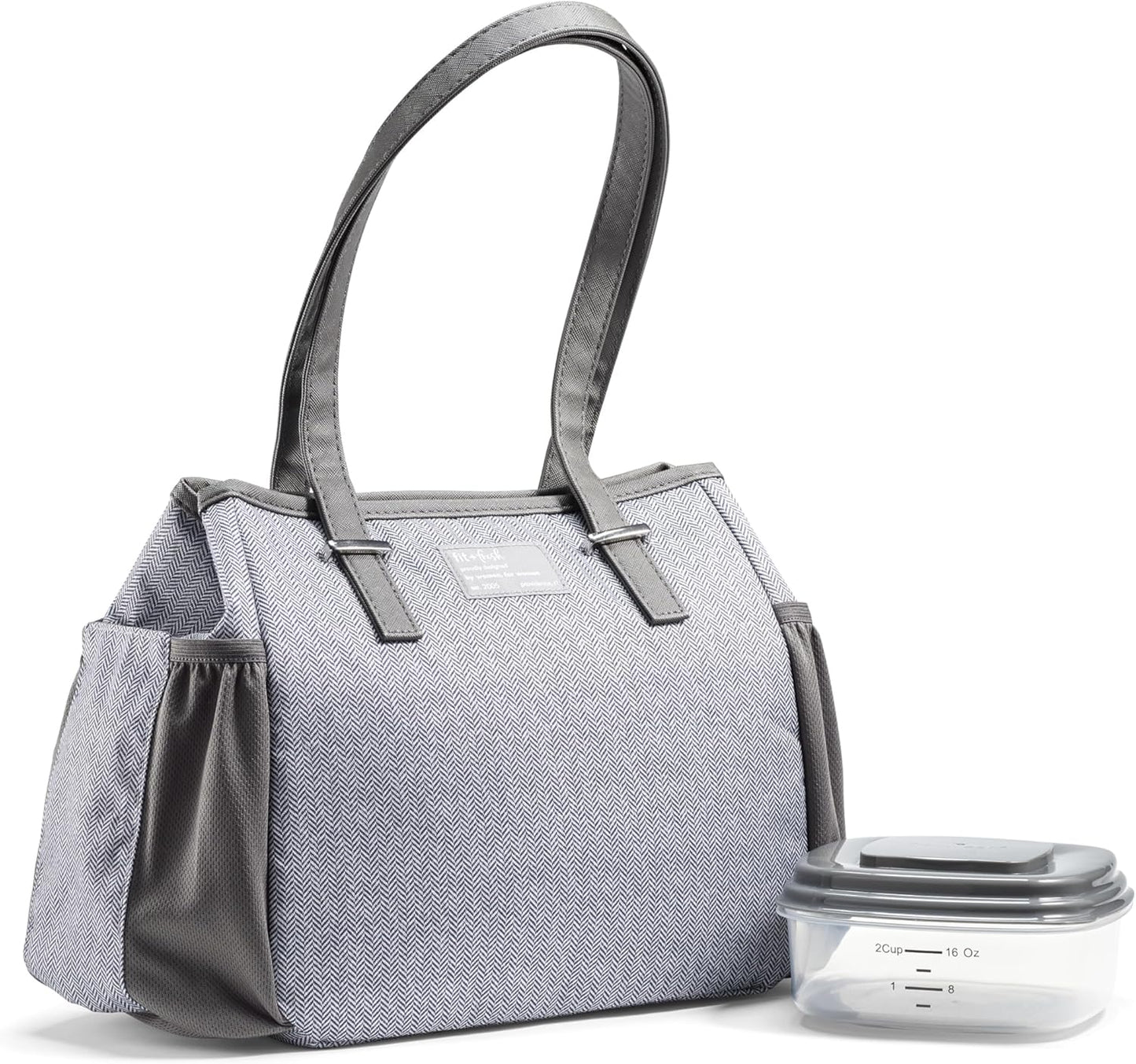 Copley Insulated Lunch Bag for Women w/Containers | Large Capacity Lunch Box for Women with Bottle Pockets, Meal Prep Lunch Tote For Nurses, Work Lunch Tote for Teachers