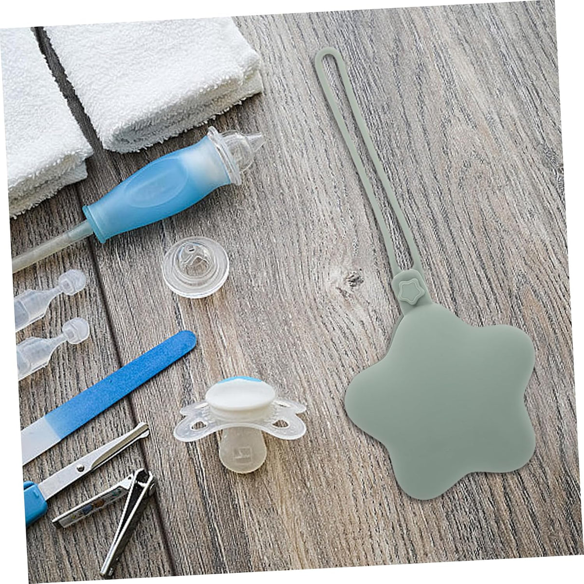 2pcs Silicone Pacifier Case Portable Pacifier Holder for Travel Storage Pouch for Boys Multiuse Silicone Organizer for Essentials