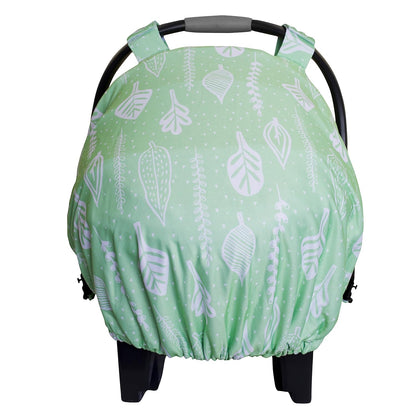 Car Seat Canopy Stroller Covers for Infant Boy and Girl Babies Stretchy and Kick Proof with Net Multi Use Soft and Breathable (Teal)