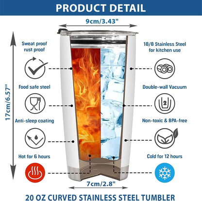 Front Desk Clerk Tumbler Stainless Steel 20oz With Lid, Gifts Bulks For Office Women Men Work Friends Coworker, Driking Coffee Cup For Birthday Christmas