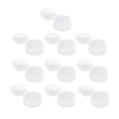 10pcs Storage Box Dustproof Holder Case with Clip for Travel and Diaper Bag Organization