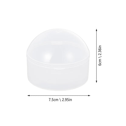 10pcs Storage Box Dustproof Holder Case with Clip for Travel and Diaper Bag Organization