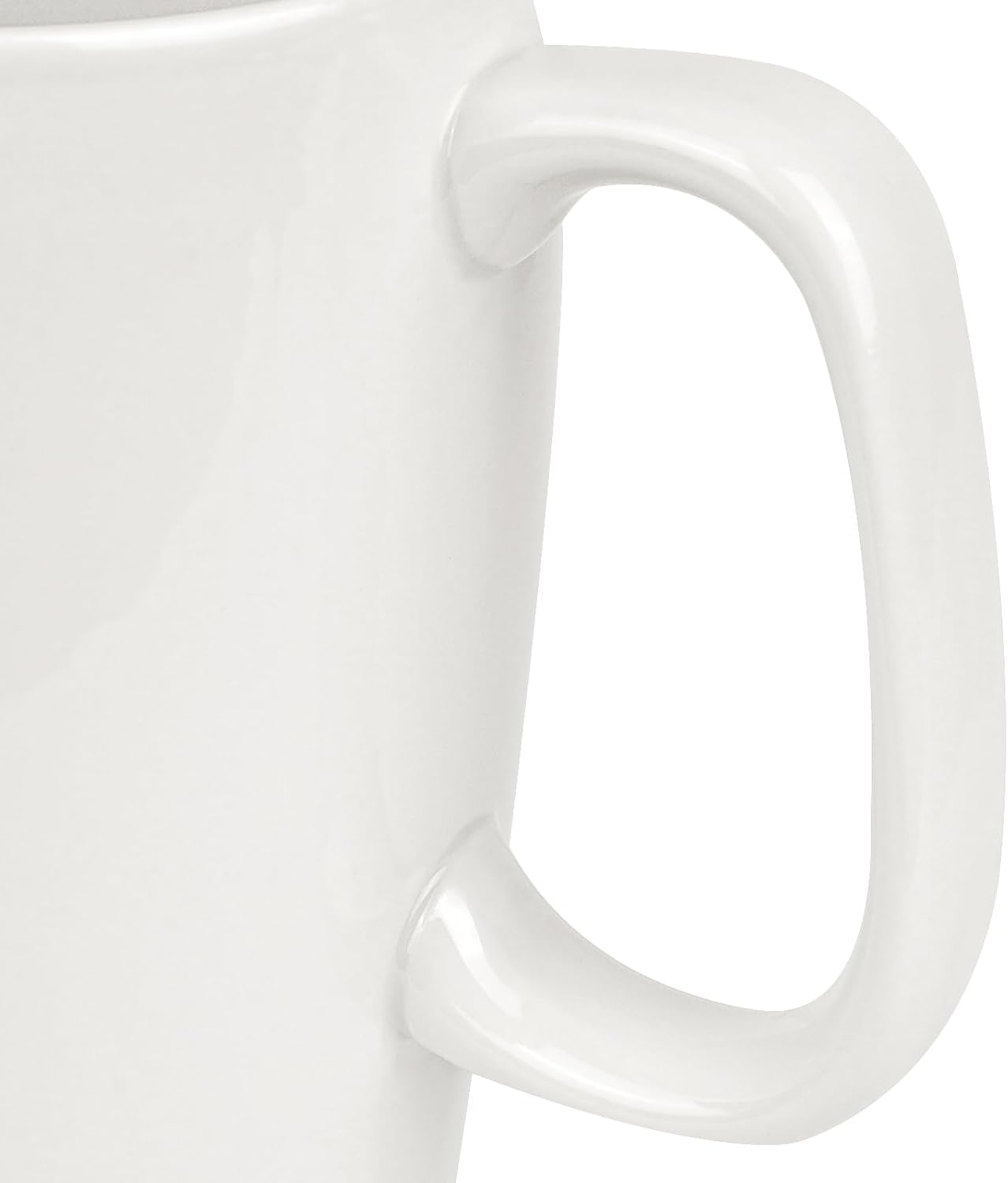 Ceramic Coffee Mug with Slide Lid, 20oz Extra Large Travel Coffee Cup with Handle, Reusable Tall Coffee Mugs Large Capacity Drinking Teacups, Dishwasher Safe, White