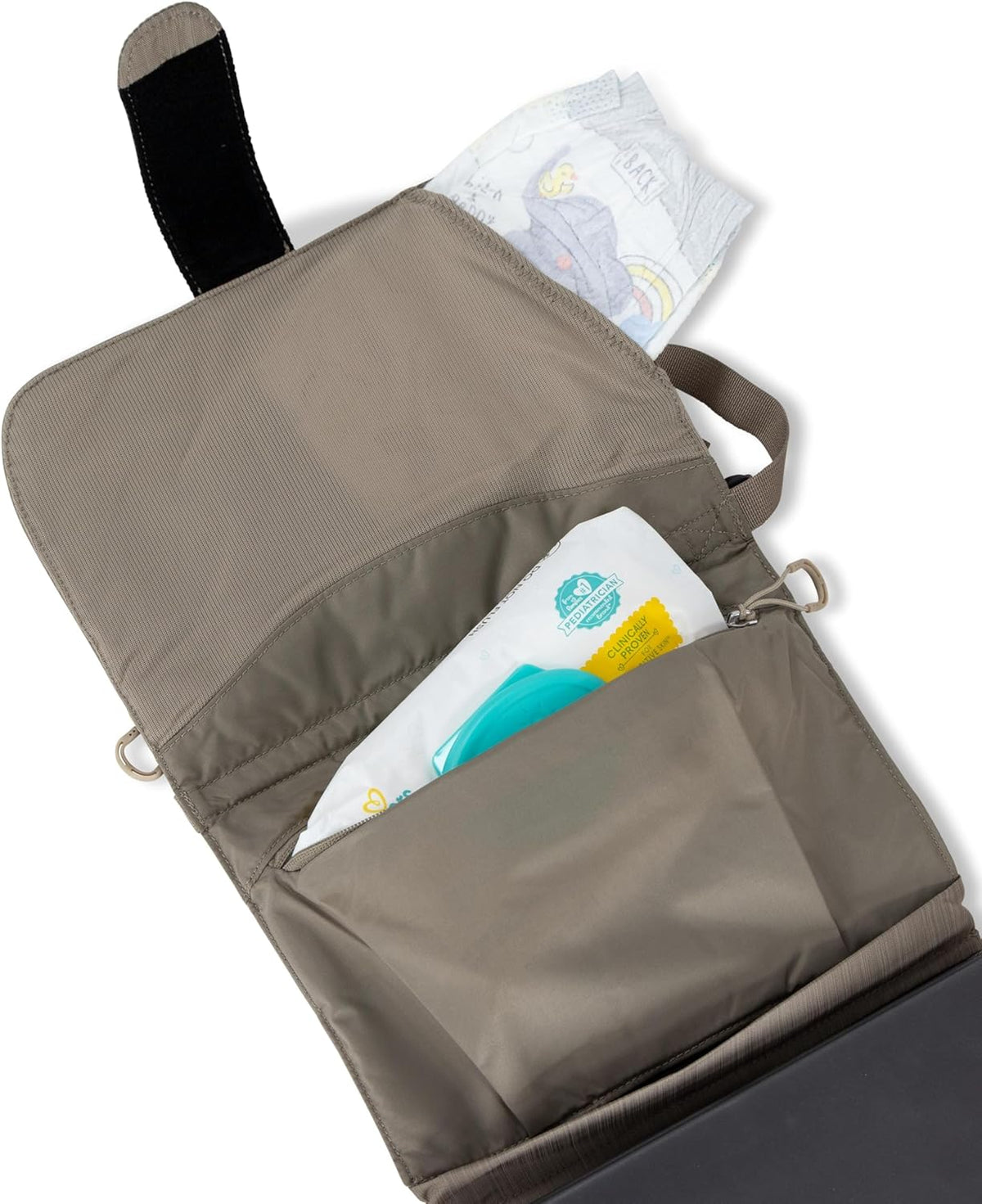Poco Portable Changing Pad - Washable Travel Baby Diaper Mat with Pockets