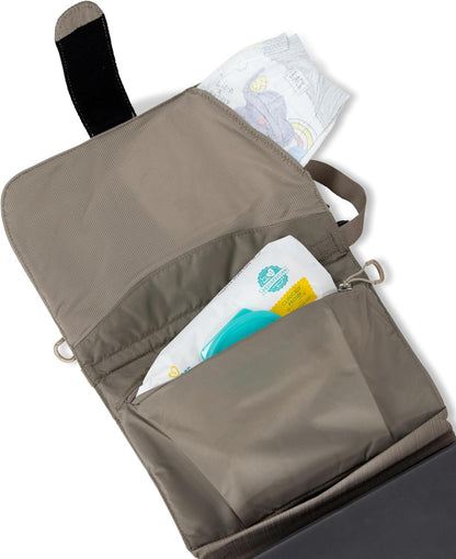 Poco Portable Changing Pad - Washable Travel Baby Diaper Mat with Pockets