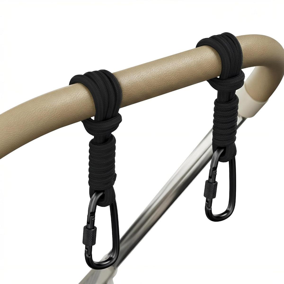 Baby Stroller Hooks for Bags, Heavy-Duty Clips with Non-Slip Straps