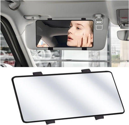 LED Sun Visor Vanity Mirror, Rechargeable 3 Modes 60 LEDs, Pink