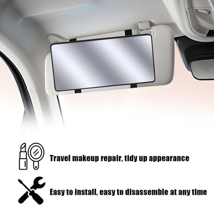 LED Sun Visor Vanity Mirror, Rechargeable 3 Modes 60 LEDs, Pink