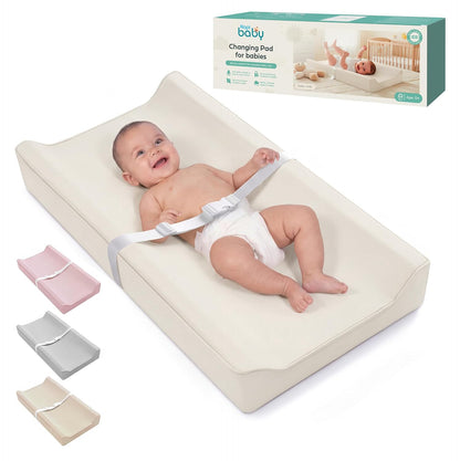 Changing Pad – The Original, Waterproof Easy-to-Clean Vegan Leather Portable Diaper Changing Pad, Newborn Baby Essential Must-Have - Milk