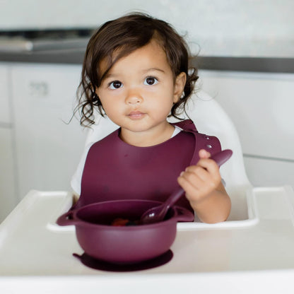 Foodie Feeding Set for babies - roll up bib suction plate, bowll