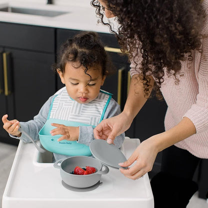 Foodie Feeding Set for babies - roll up bib suction plate, bowll
