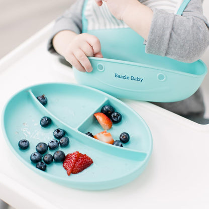 Foodie Feeding Set for babies - roll up bib suction plate, bowll