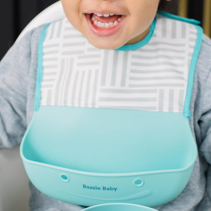 Foodie Feeding Set for babies - roll up bib suction plate, bowll
