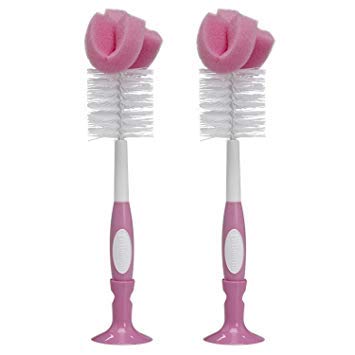 Baby Bottle Brush - Pink - 2 Count