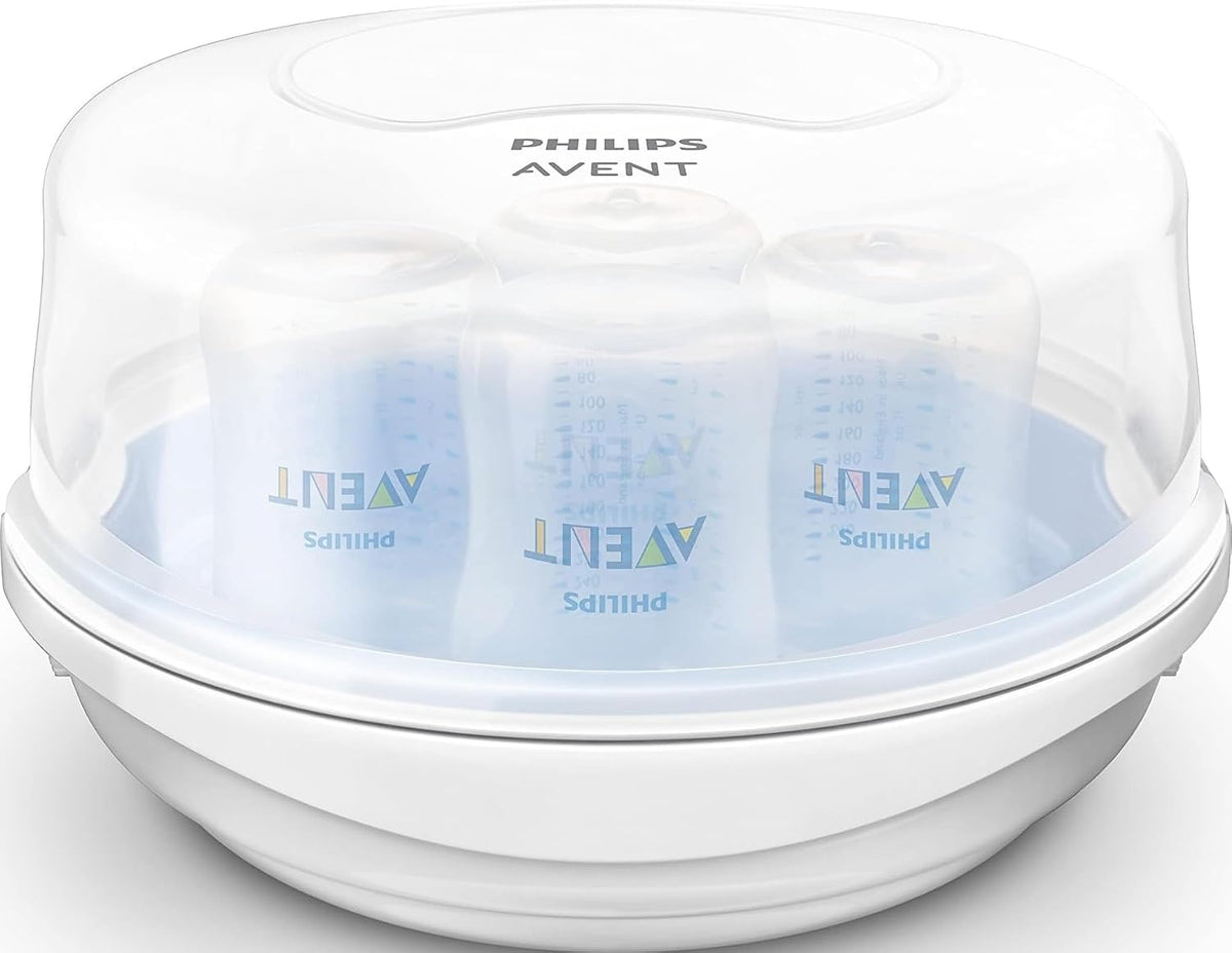 Microwave Steam Baby Bottle Sterilizer, 4-Bottle Capacity