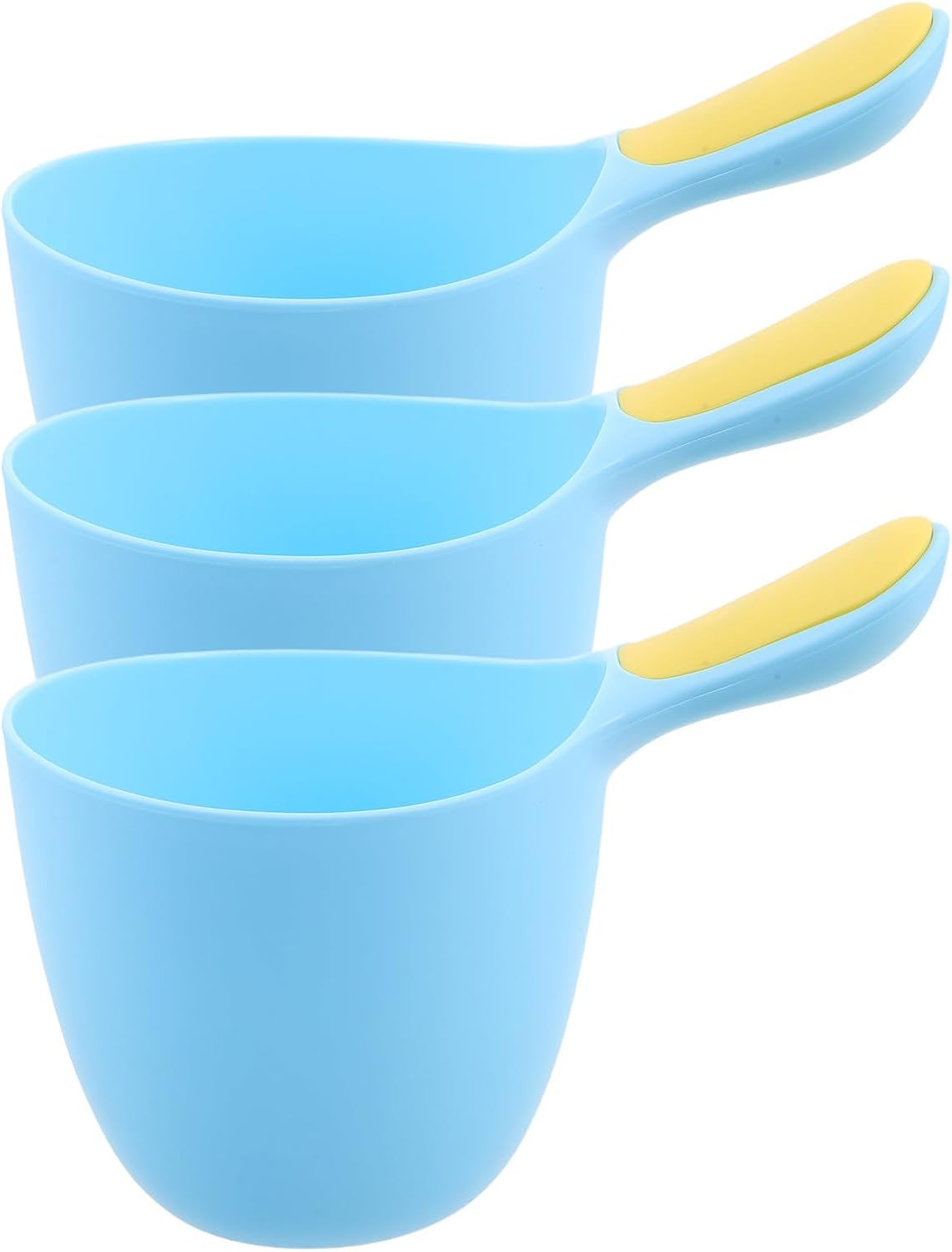 3pcs Rinse Cup and Babies with Ergonomic Non-Slip Handle, Pp Material Shampoo Spoon for Hair Washing and Cleaning Tasks, for Bath Time Rinsing
