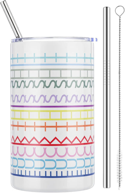 20 oz Hidden Message Tumbler Funny Coffee Travel Insulated Mug Skinny Tumbler with Lid and Straw White Elephant Gag Gifts Cup for Bestie Friend Coworker Family Employee Gift