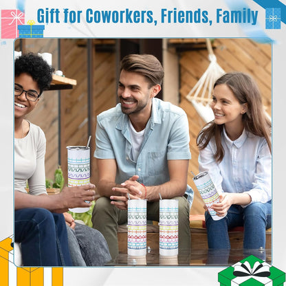 20 oz Hidden Message Tumbler Funny Coffee Travel Insulated Mug Skinny Tumbler with Lid and Straw White Elephant Gag Gifts Cup for Bestie Friend Coworker Family Employee Gift