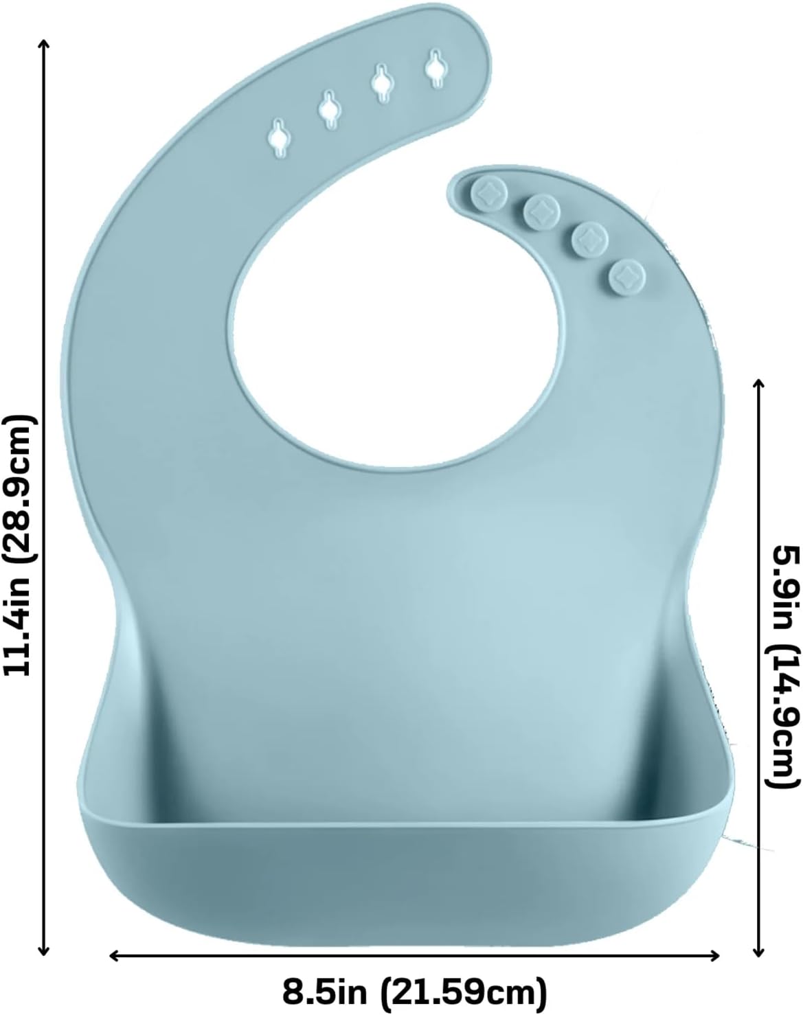 Silicone Baby Feeding Set | 9PCS Baby Led Weaning Supplies Self Feeding Utensils | Divided Suction Plate Bowl Bibs Sippy Cup with Baby Snack Container Spoons Forks (Blue)