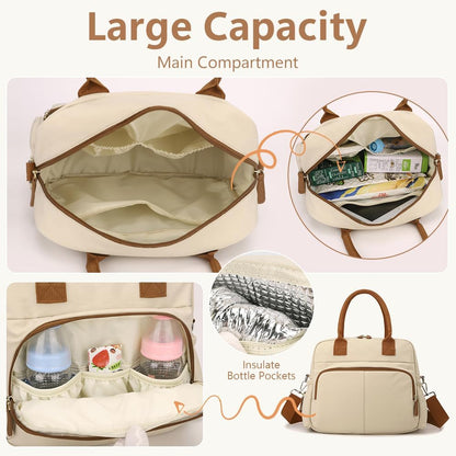 Diaper Bag Tote, Travel Baby Diaper Bag Purse Crossbody Bag