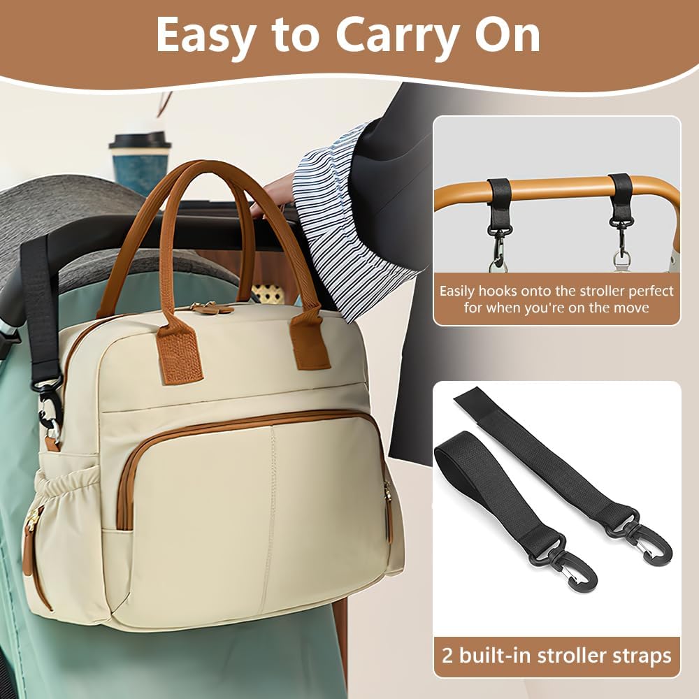 Diaper Bag Tote, Travel Baby Diaper Bag Purse Crossbody Bag