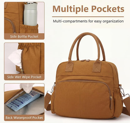 Diaper Bag Tote, Travel Baby Diaper Bag Purse Crossbody Bag