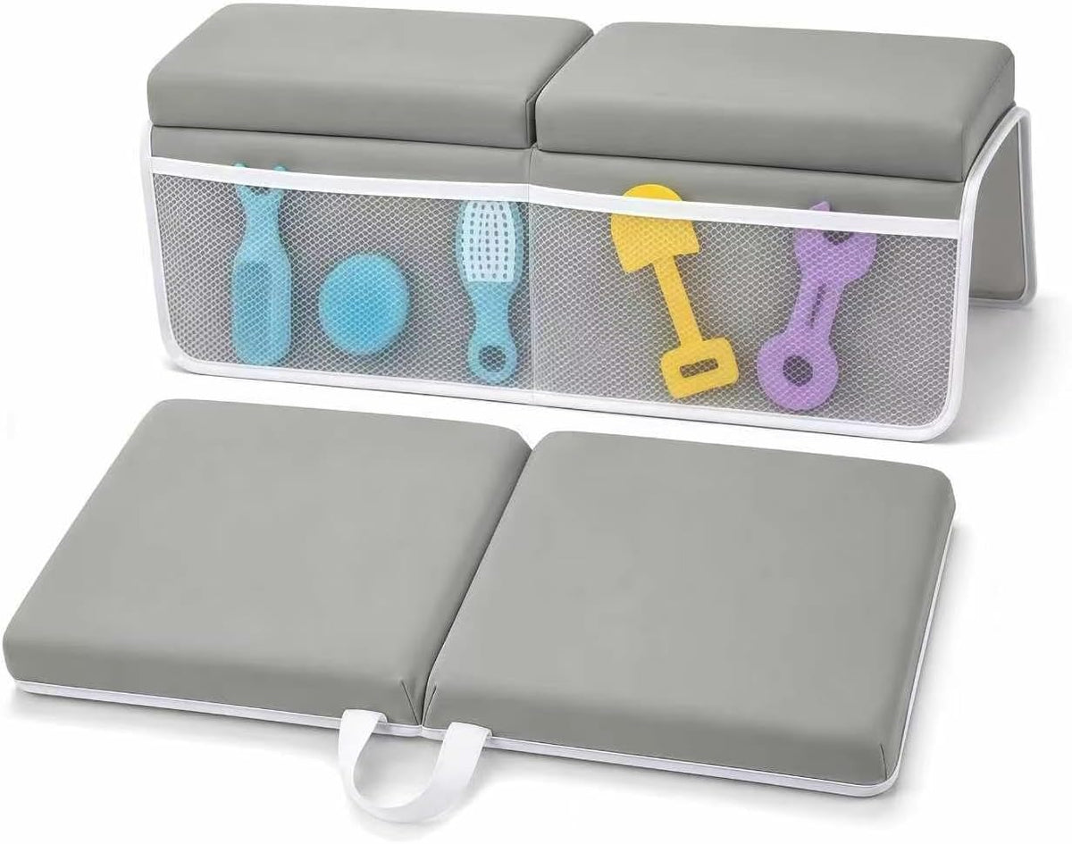 Bath Kneeler and Elbow Rest Set, for Baby Bathing, 1.5" Thick