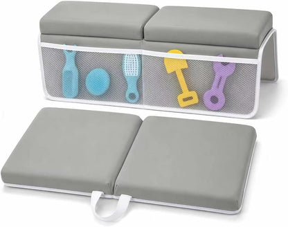 Bath Kneeler and Elbow Rest Set, for Baby Bathing, 1.5" Thick