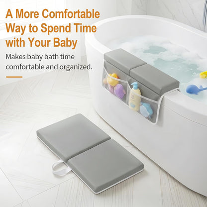 Bath Kneeler and Elbow Rest Set, for Baby Bathing, 1.5" Thick