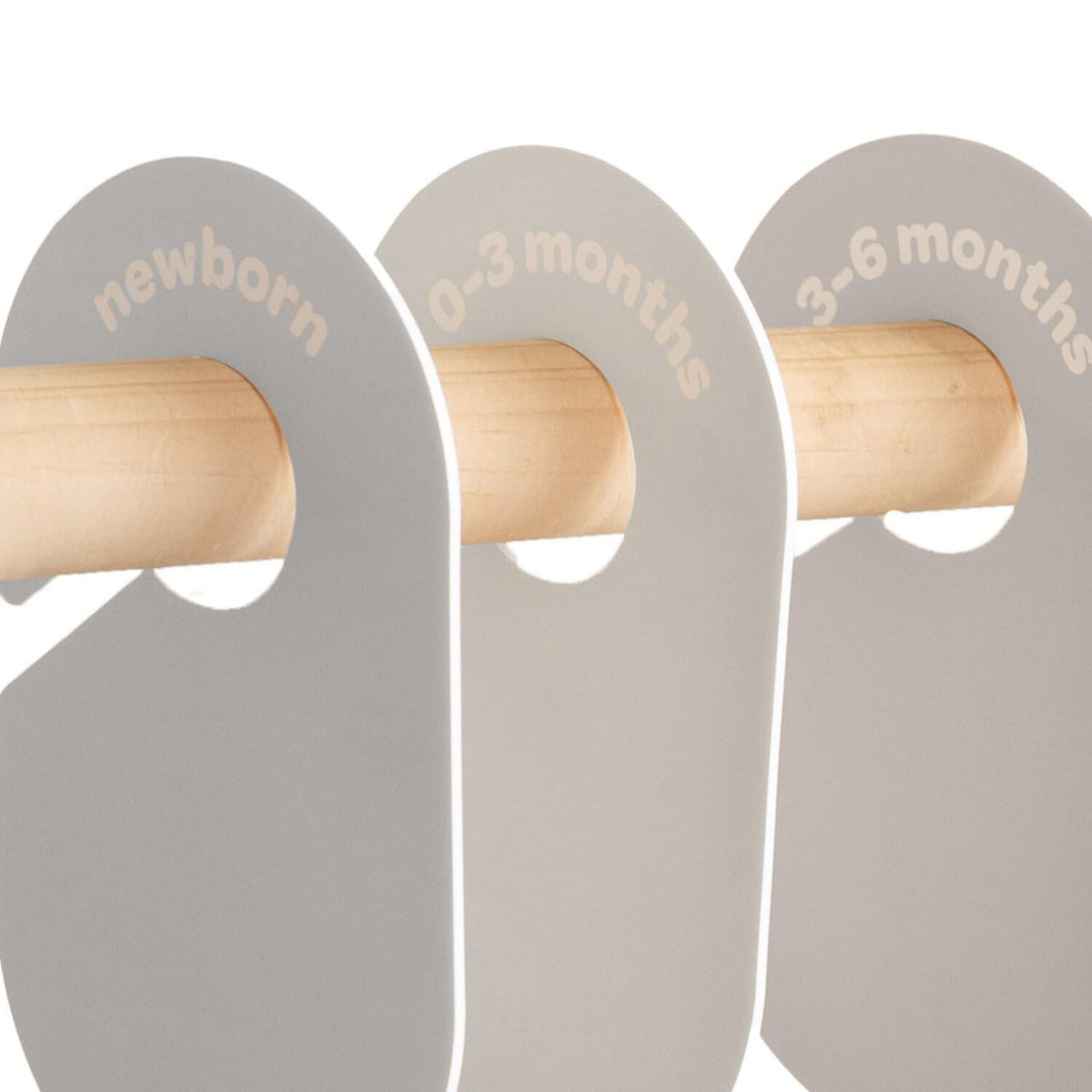 Baby Closet Dividers, Newborn to 2T, Neutral, 8 Piece Set