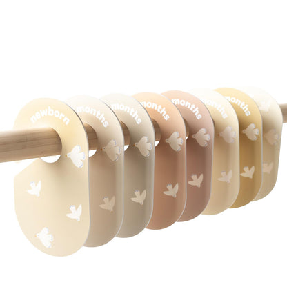 Baby Closet Dividers, Newborn to 2T, Neutral, 8 Piece Set