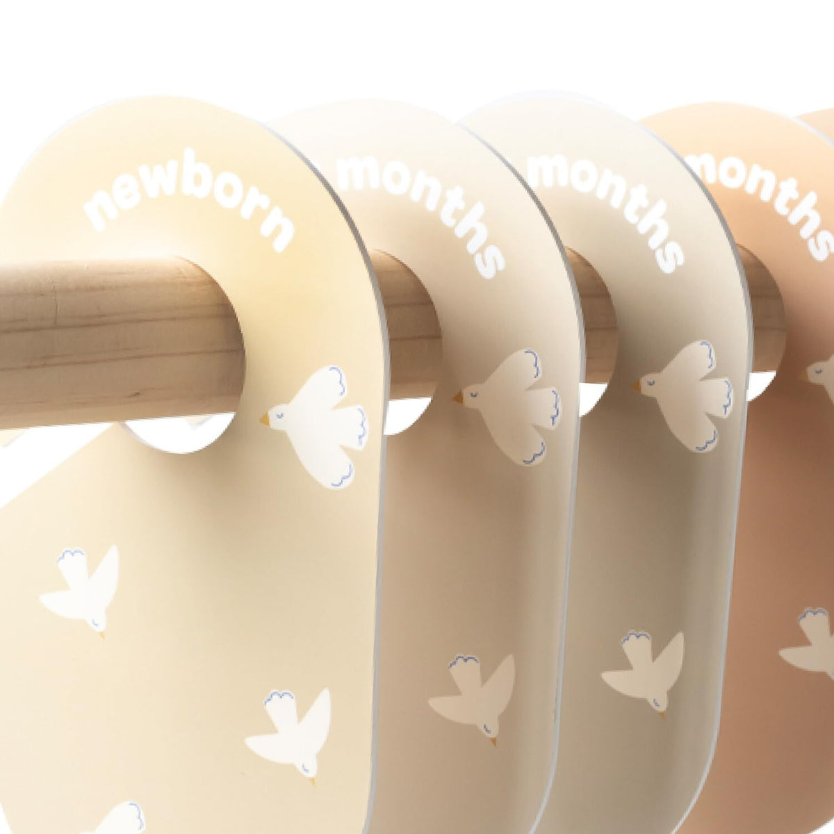 Baby Closet Dividers, Newborn to 2T, Neutral, 8 Piece Set
