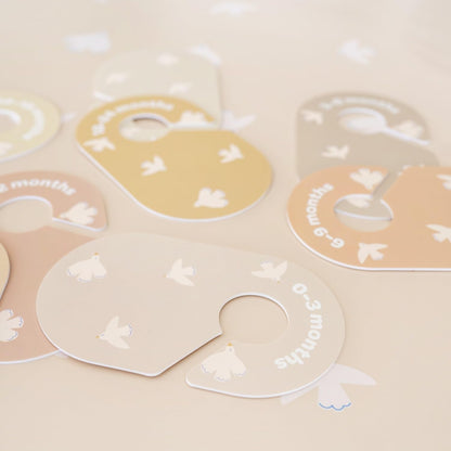 Baby Closet Dividers, Newborn to 2T, Neutral, 8 Piece Set
