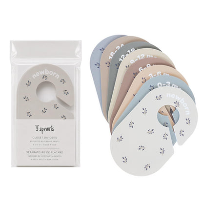Baby Closet Dividers, Newborn to 2T, Neutral, 8 Piece Set