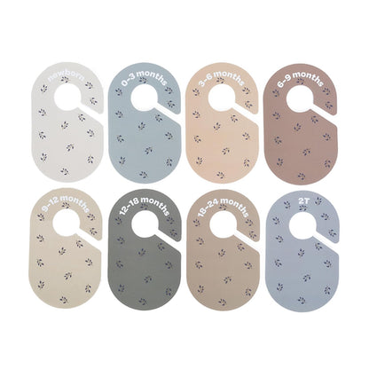 Baby Closet Dividers, Newborn to 2T, Neutral, 8 Piece Set