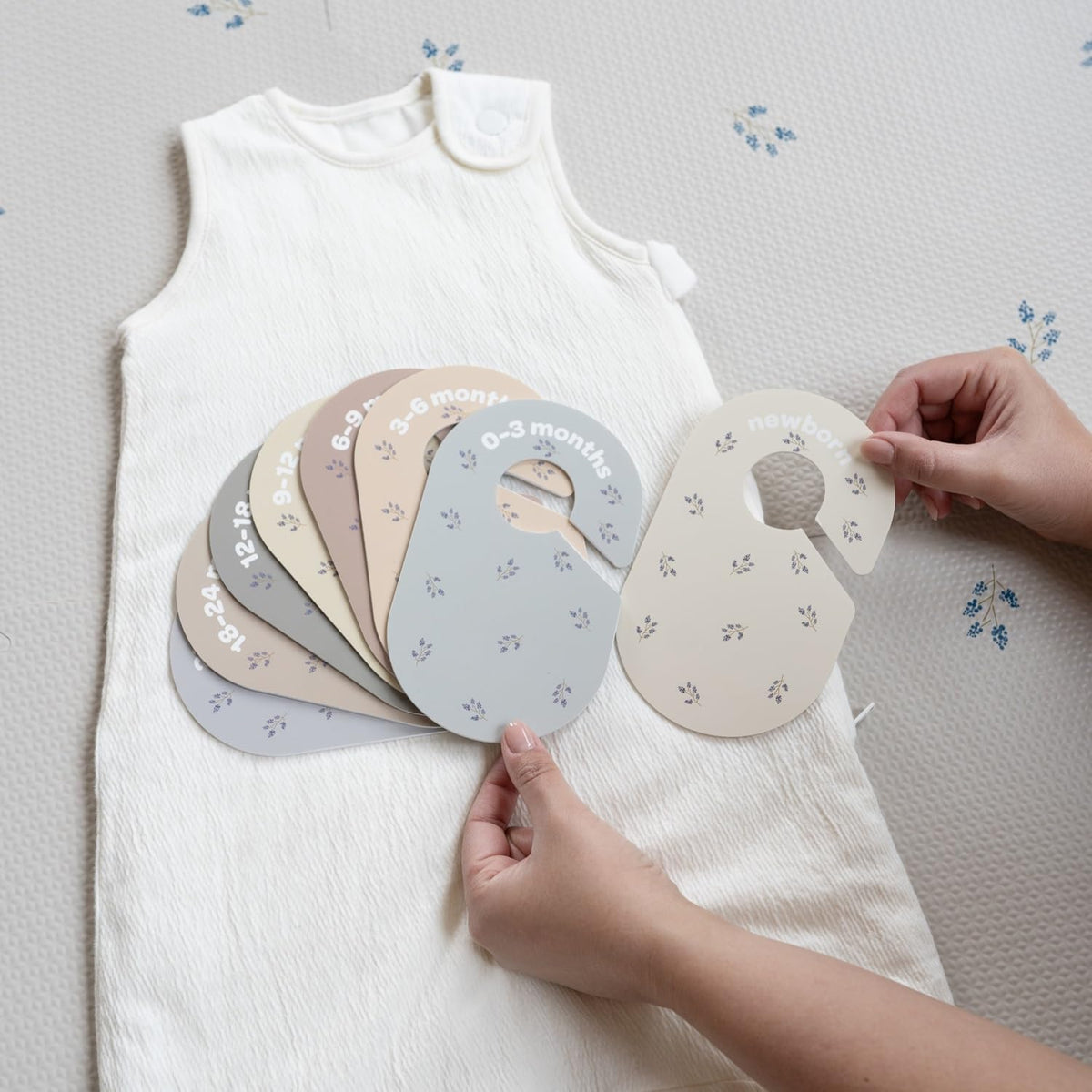 Baby Closet Dividers, Newborn to 2T, Neutral, 8 Piece Set