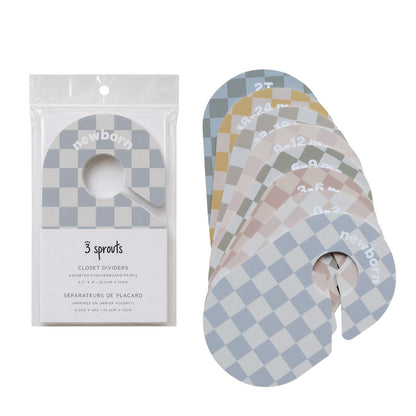 Baby Closet Dividers, Newborn to 2T, Neutral, 8 Piece Set