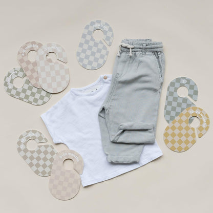 Baby Closet Dividers, Newborn to 2T, Neutral, 8 Piece Set