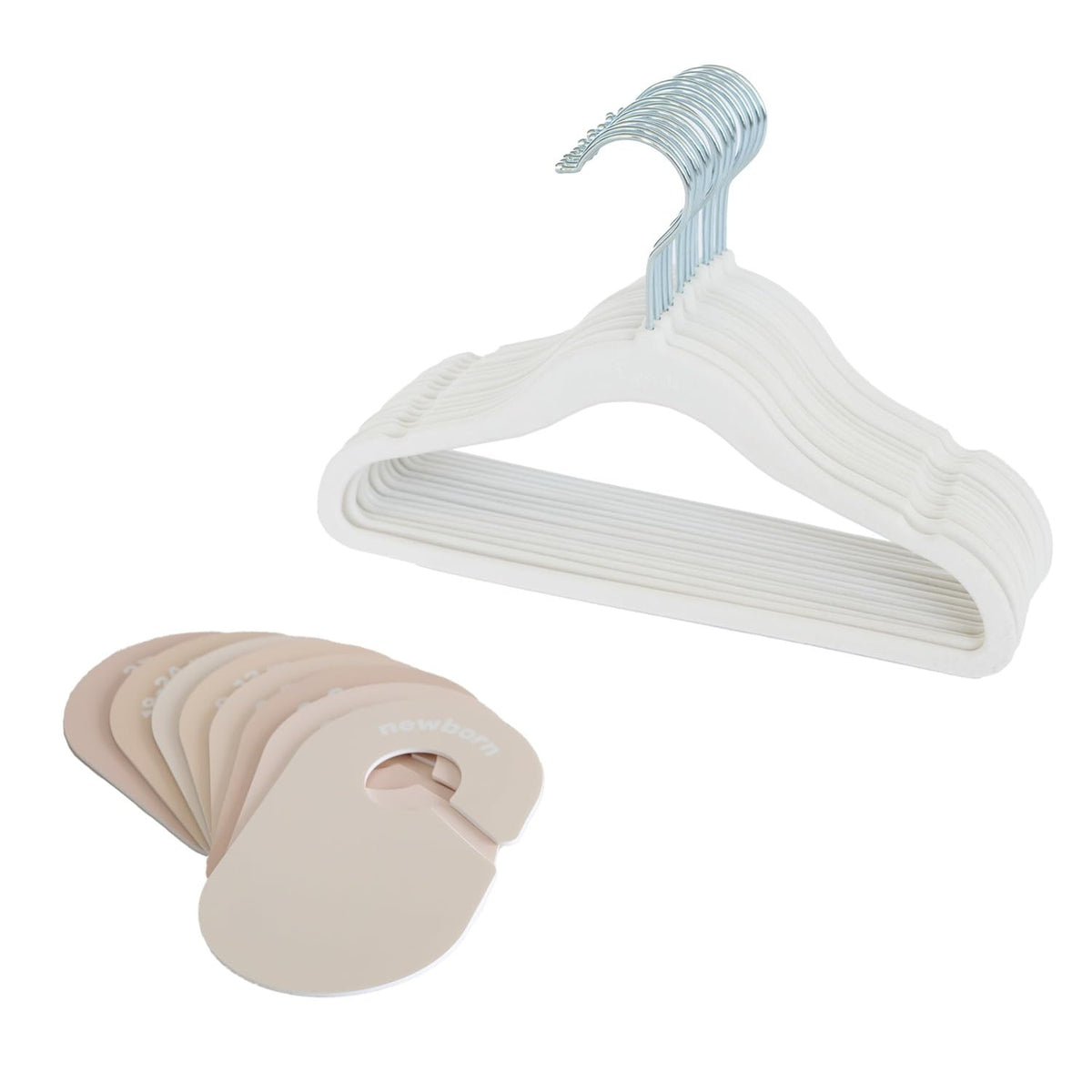 Baby Closet Dividers, Newborn to 2T, Neutral, 8 Piece Set