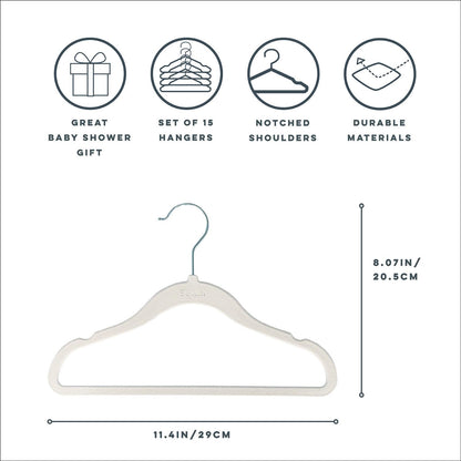 Baby Closet Dividers, Newborn to 2T, Neutral, 8 Piece Set