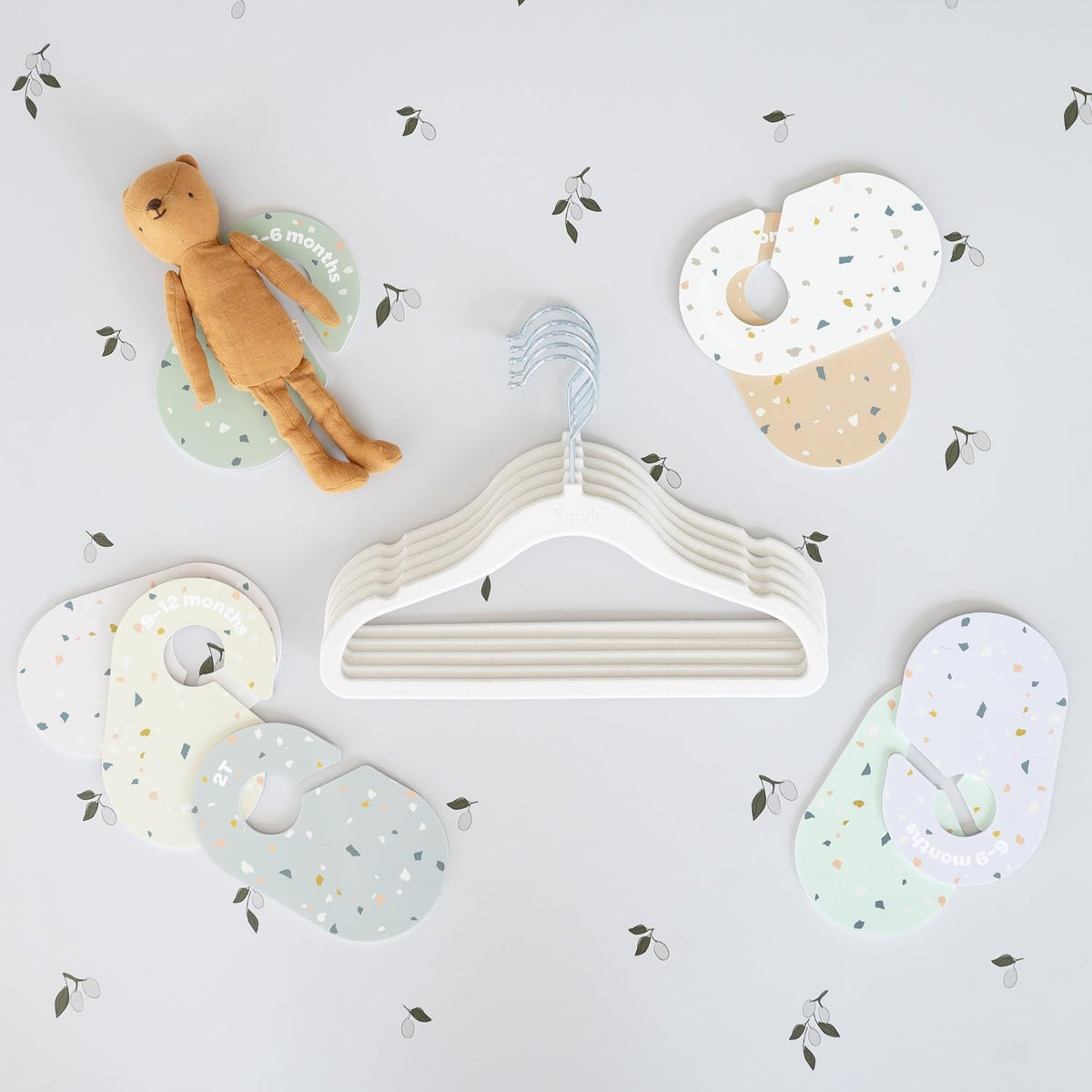 Baby Closet Dividers, Newborn to 2T, Neutral, 8 Piece Set