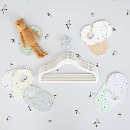 Baby Closet Dividers, Newborn to 2T, Neutral, 8 Piece Set