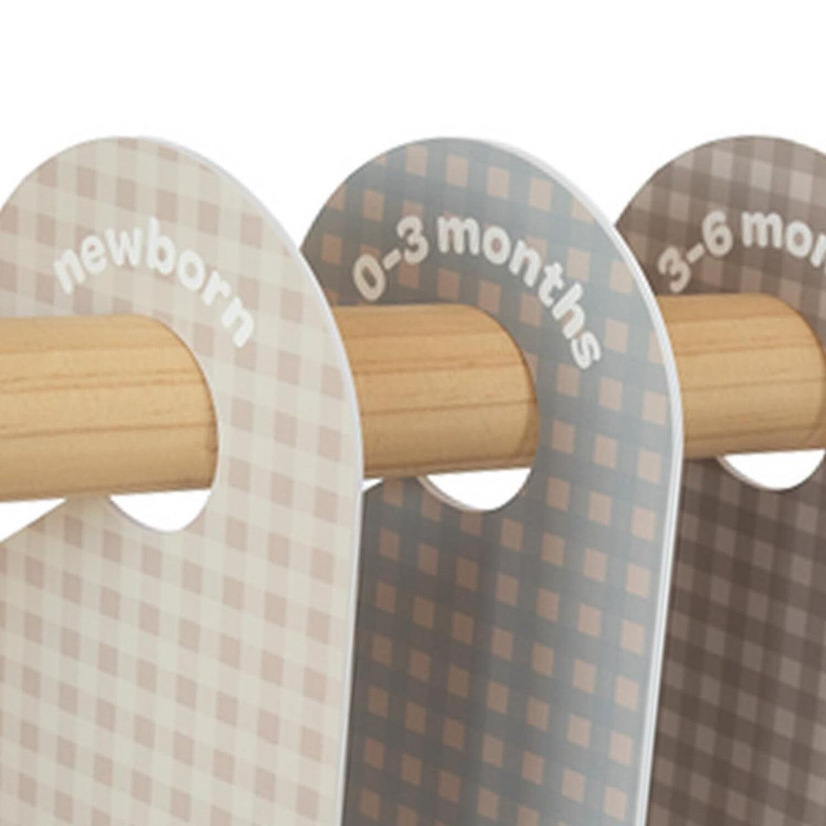 Baby Closet Dividers, Newborn to 2T, Neutral, 8 Piece Set
