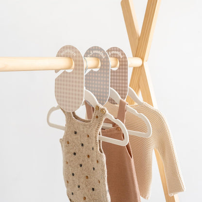 Baby Closet Dividers, Newborn to 2T, Neutral, 8 Piece Set