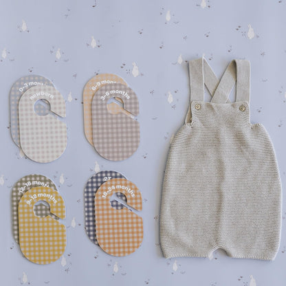 Baby Closet Dividers, Newborn to 2T, Neutral, 8 Piece Set