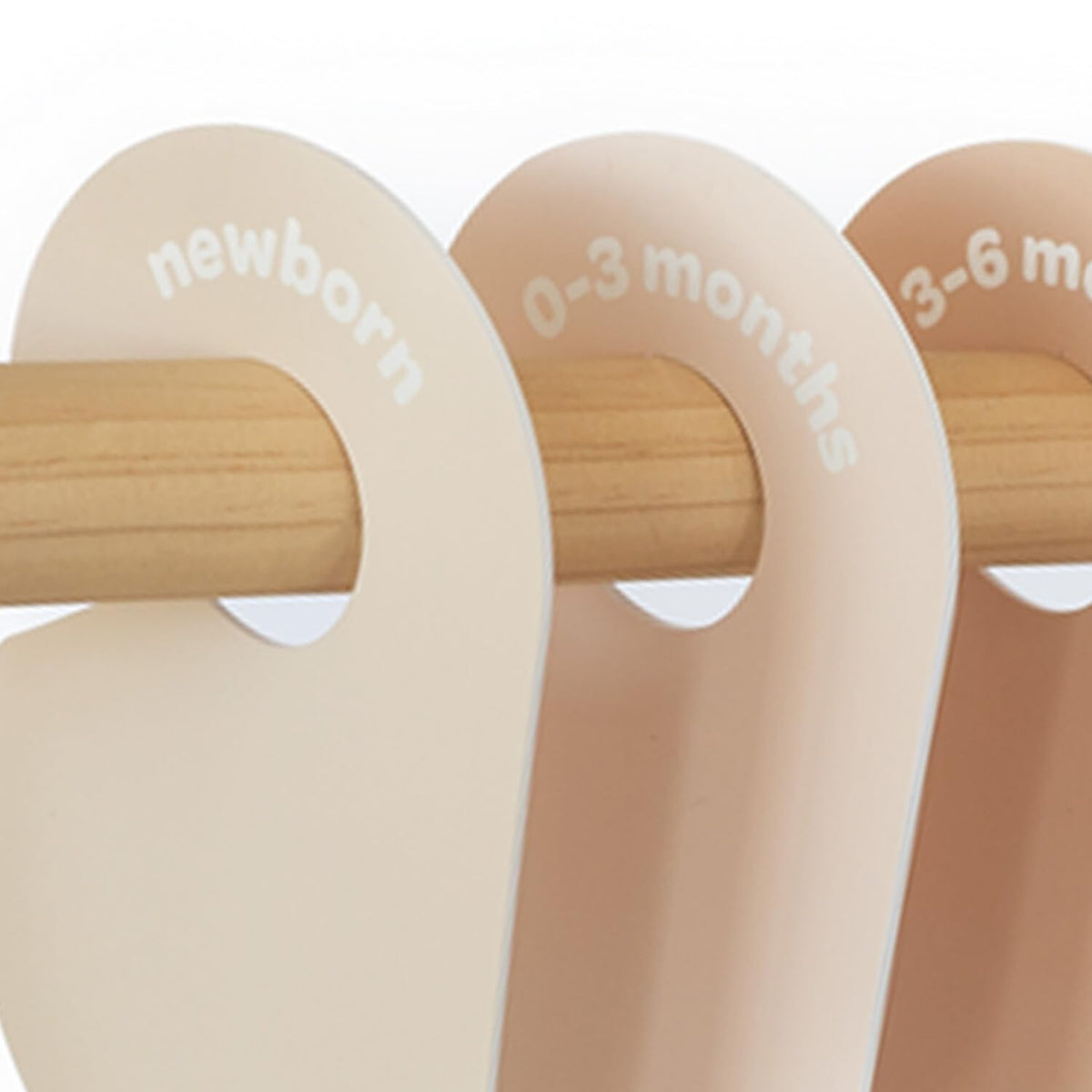Baby Closet Dividers, Newborn to 2T, Neutral, 8 Piece Set