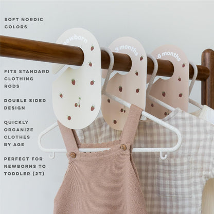 Baby Closet Dividers, Newborn to 2T, Neutral, 8 Piece Set