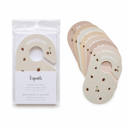 Baby Closet Dividers, Newborn to 2T, Neutral, 8 Piece Set